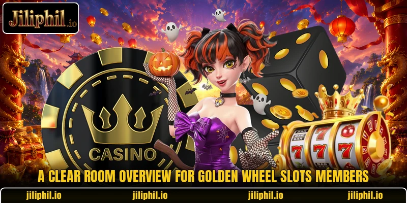 A clear room overview for Golden Wheel Slots members A clear room overview for Golden Wheel Slots members