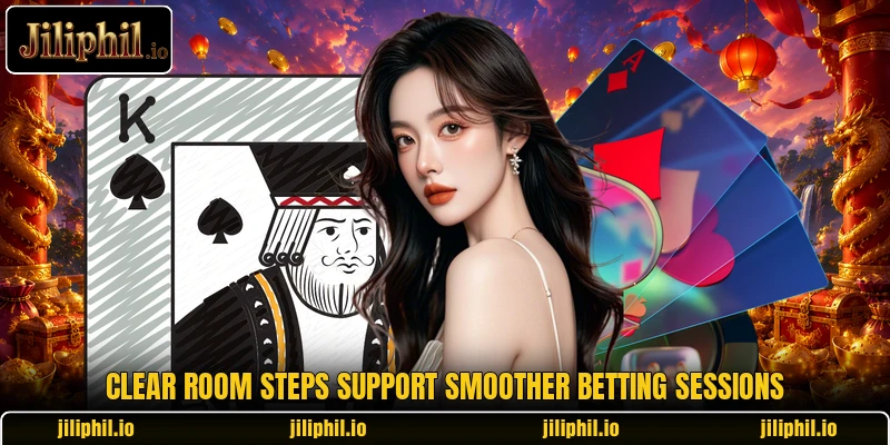 Clear room steps support smoother betting sessions Clear room steps support smoother betting sessions