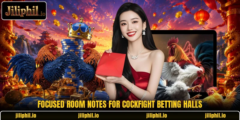 Focused room notes for cockfight betting halls Focused room notes for cockfight betting halls