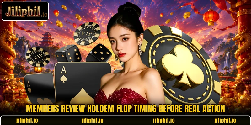 Members review holdem flop timing before real action