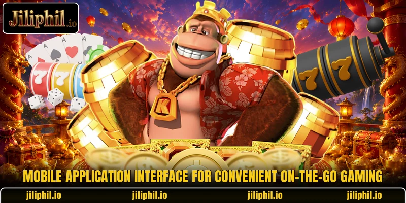 Mobile application interface for convenient on-the-go gaming
