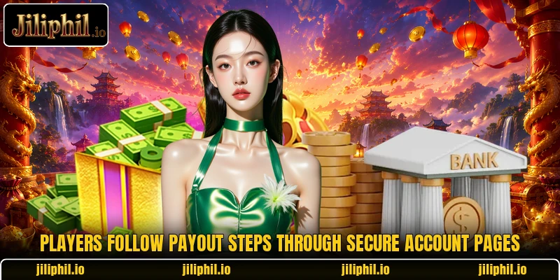 Players follow payout steps through secure account pages Players follow payout steps through secure account pages