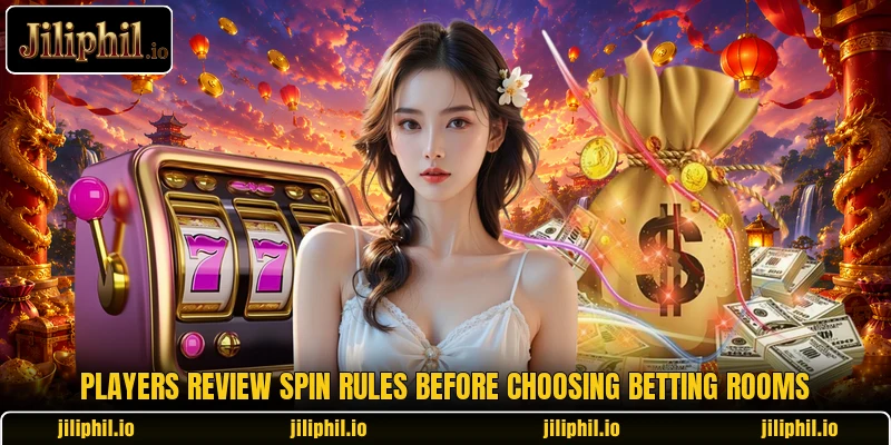 Players review spin rules before choosing betting rooms Players review spin rules before choosing betting rooms