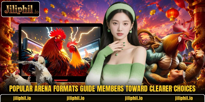 Popular arena formats guide members toward clearer choices Popular arena formats guide members toward clearer choices