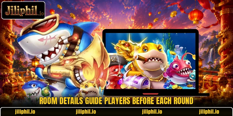Room details guide players before each round