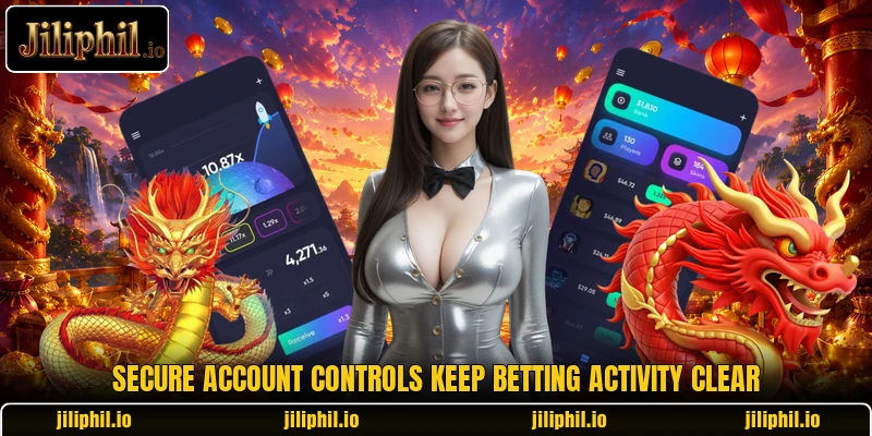 Secure account controls keep betting activity clear Secure account controls keep betting activity clear
