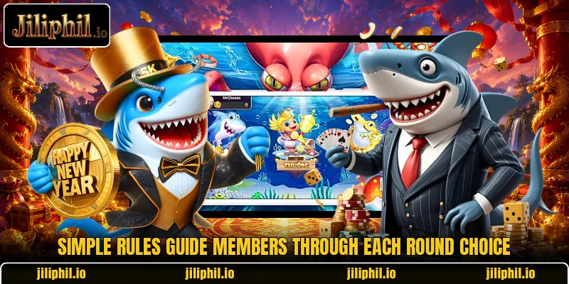 Simple rules guide members through each round choice Simple rules guide members through each round choice